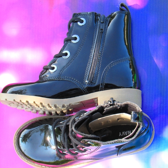 Side-Zip Combat Boots - Picture 1 of 7
